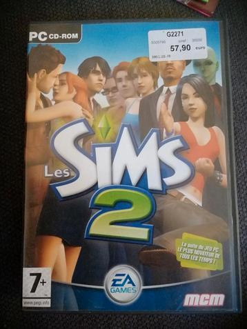 Les Sims 2 + Les Sims 2 Animaux & Cie pour PC beschikbaar voor biedingen