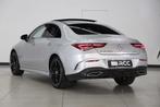 Mercedes-Benz CLA 250 e Coupé AMG Night 19" PANORAMA Leder, Te koop, Zilver of Grijs, 160 pk, Emergency brake assist