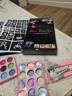 Glitter tattoo kit, pour maquillage, Hobby en Vrije tijd, Ophalen of Verzenden