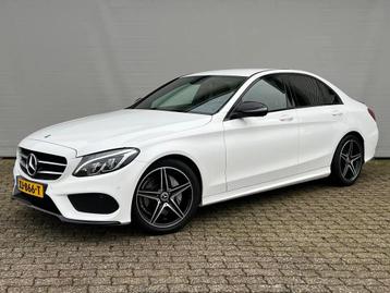 Mercedes-Benz C-Klasse 180 AMG Line (bj 2017, automaat) beschikbaar voor biedingen