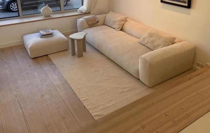 Trendcarpet Billie katoenen vloerkleed – offwhite – 240x340, Huis en Inrichting, Stoffering | Tapijten en Vloerkleden, Zo goed als nieuw