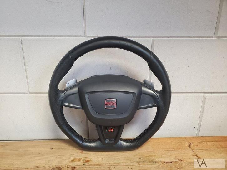 Seat Ibiza 6j 2008 - 2013 stuur met flippers en airbag FR, Auto-onderdelen, Besturing, Seat, Gebruikt, Ophalen of Verzenden