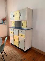 Mooie kleurrijke vintage kast., Huis en Inrichting, Kasten | Buffetkasten, Ophalen, 100 tot 150 cm, 150 tot 200 cm, Met deur(en)