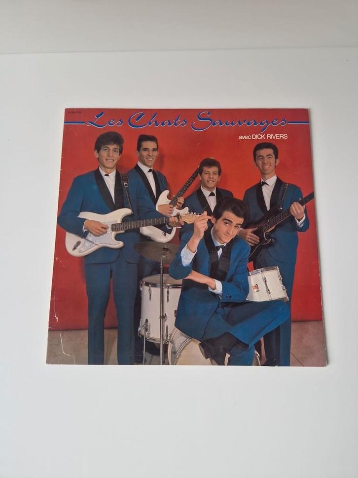 Vinyle "Les Chats Sauvages avec Dick Rivers" – 1961, Cd's en Dvd's, Vinyl | Rock, Gebruikt, Ophalen of Verzenden