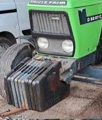 3 deutz gewichten te koop 45kg/stuk, Ophalen of Verzenden