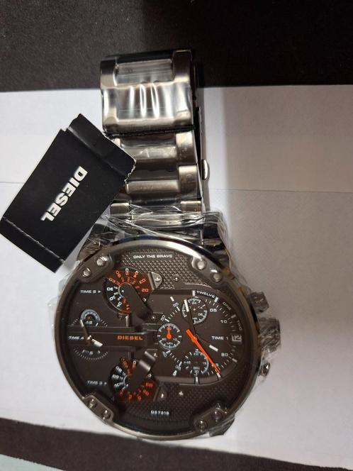 Mr. Daddy Diesel horloge DZ7315 NIEUW, Handtassen en Accessoires, Horloges | Heren, Nieuw, Polshorloge, Overige merken, Staal