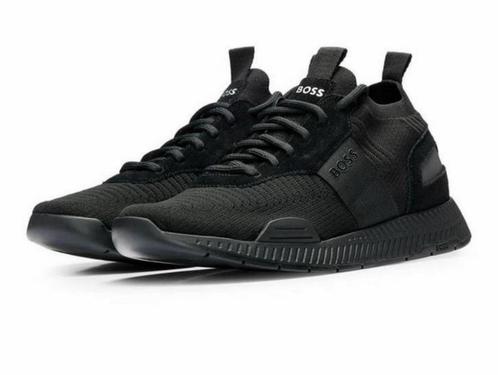 Boss Titanium Knit Sn00 Black 001 runn Sneakers 43 - NIEUW, Kleding | Heren, Schoenen, Nieuw, Sneakers, Zwart, Ophalen of Verzenden