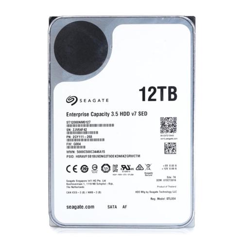 Seagate Enterprise Capacity v7 12TB(Op is Op), Informatique & Logiciels, Disques durs, Neuf, Desktop, Interne, SATA, Enlèvement ou Envoi