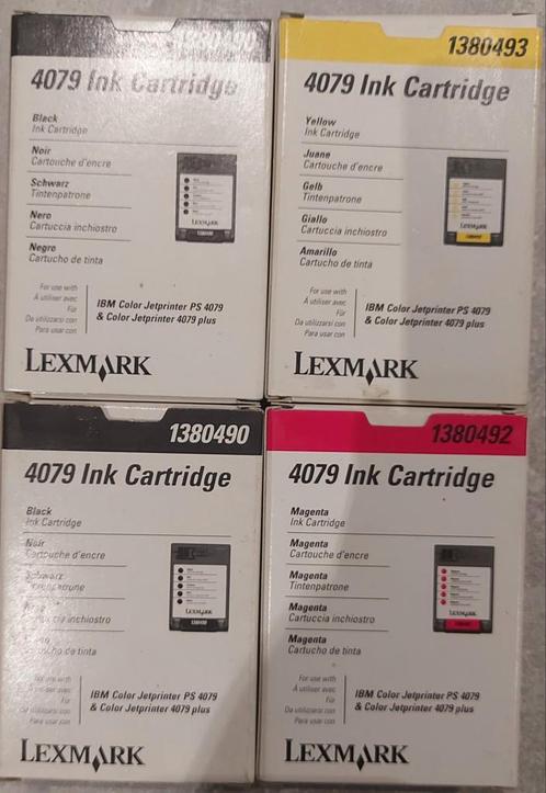 Lot de 4 cartouches d'encre Lexmark neuf, Informatique & Logiciels, Fournitures d'imprimante, Neuf, Enlèvement ou Envoi