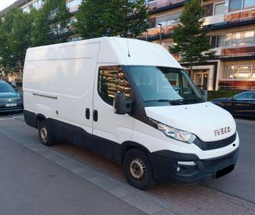 iveco daily 3.0 diesel 2015 gekeurd, Auto's, Stof, Zwart, Iveco, Wit