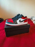 Jordan 1 low bred toe, Neuf, Enlèvement ou Envoi, Noir, Jordan (Nike)