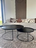 Salontafel Ethnicraft rond set van twee stuks, Ophalen, 50 tot 100 cm, Nieuw, 50 tot 100 cm