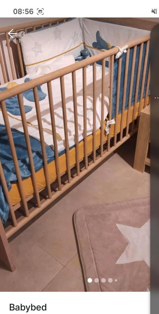 Babybed, Enfants & Bébés, Berceaux & Lits, Comme neuf, Enlèvement
