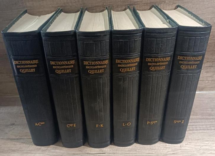 6 dictionnaire encyclopédiqe Quillet, Livres, Encyclopédies, Enlèvement ou Envoi