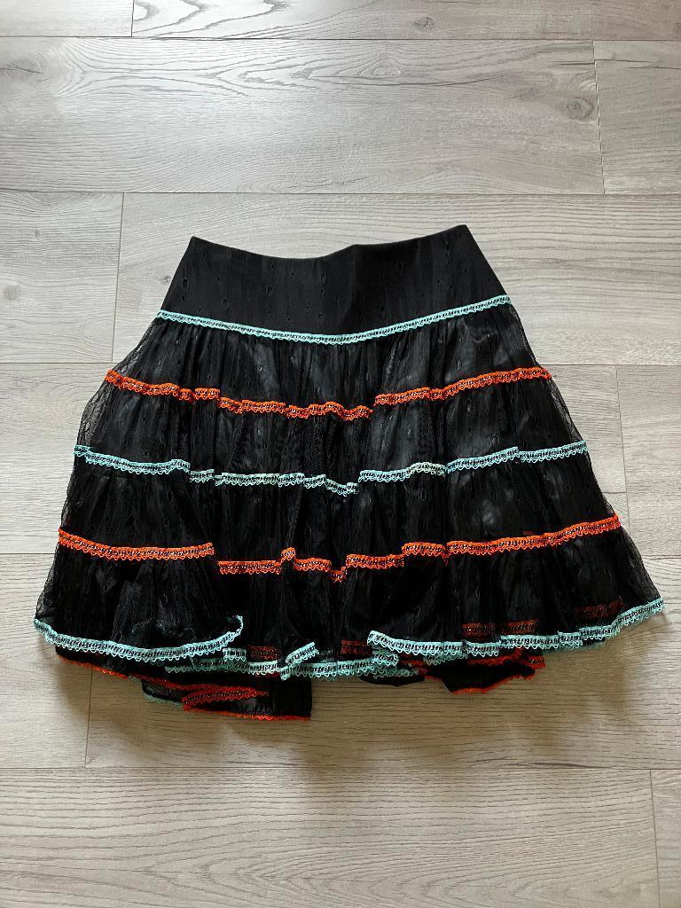 Feestelijke rok Nicky Vankets, Kleding | Dames, Carnavalskleding en Feestkleding, Zo goed als nieuw, Kleding, Maat 38/40 (M), Verzenden