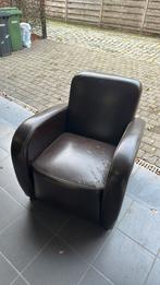 GRATIS Skai lederen fauteuil - 1-persoons, Ophalen, Kunststof, Gebruikt, 75 tot 100 cm