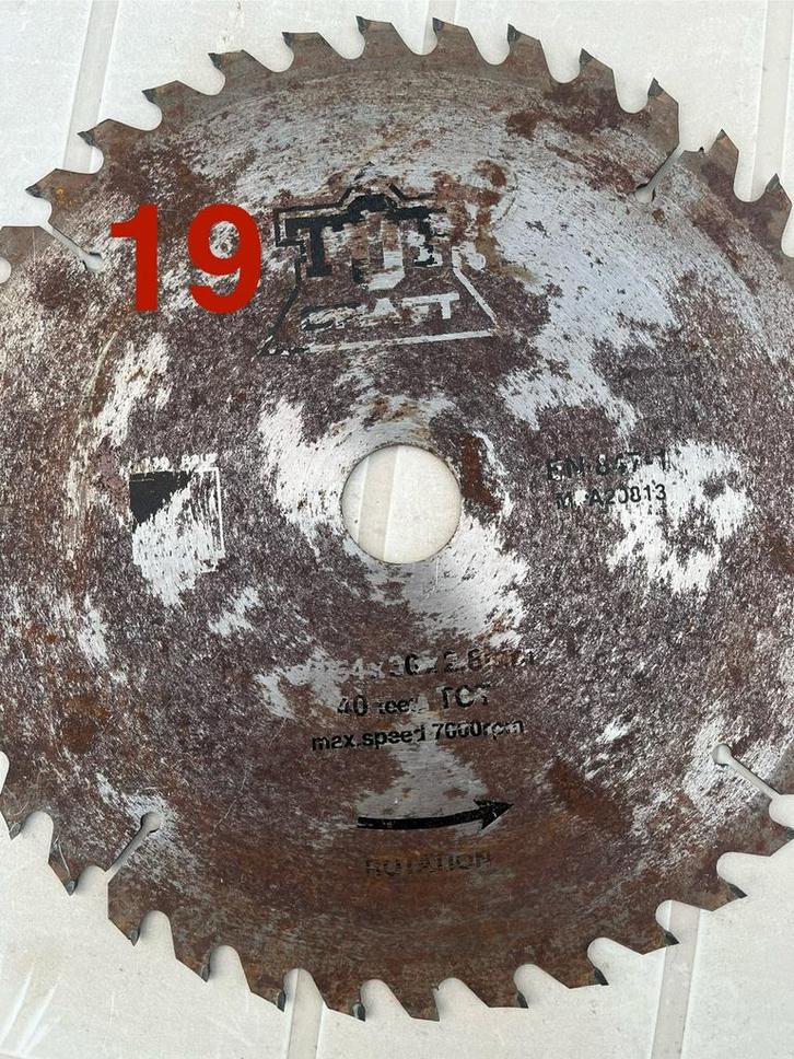 Divers disque à bois (multimarque), Doe-het-zelf en Bouw, Gereedschap | Machine-onderdelen en Toebehoren, Gebruikt, Ophalen of Verzenden