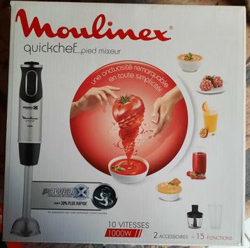 Nouveau mixeur à main Moulinex Quickchef, Enlèvement, Mélangeur