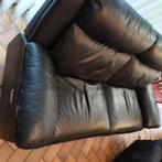 2,5 + 2-ZITS LEREN LOUNGE, Huis en Inrichting, Zetels | Zetels, Ophalen, Gebruikt, 150 tot 200 cm, Rechte bank