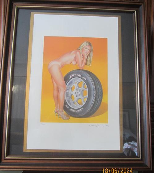 "Tyra Tyre" - Mel Ramos, Antiek en Kunst, Kunst | Litho's en Zeefdrukken, Ophalen