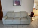 Fauteuils en cuir beige avec relax - 3places-2places-1place, Maison & Meubles, Canapés | Salons, Enlèvement, Comme neuf, Cuir