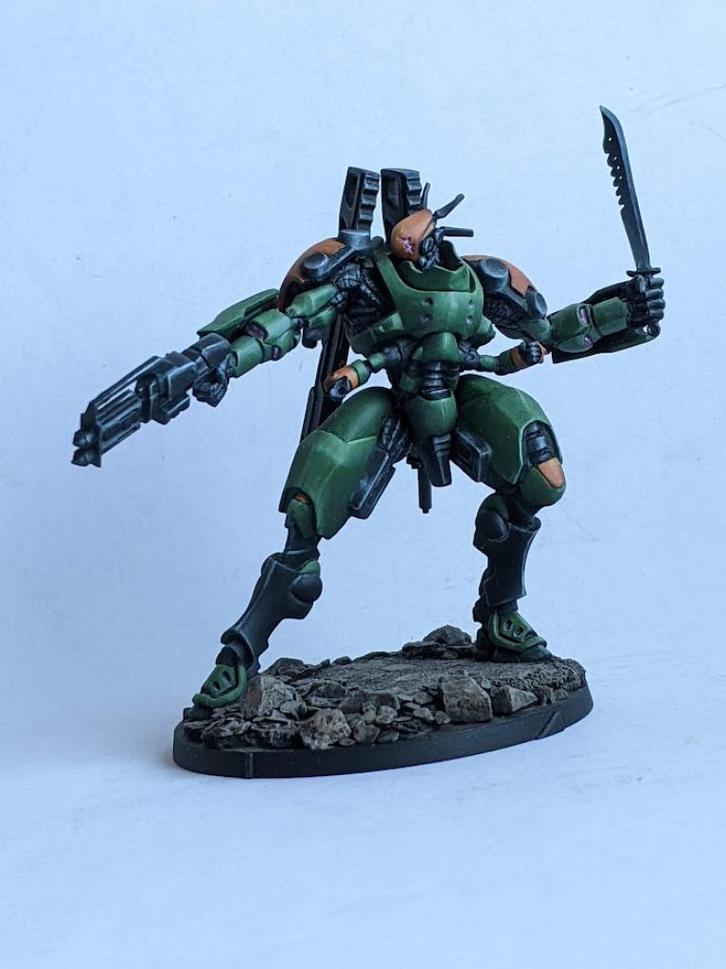 ‘Scarface’ miniatuur (‘Infinity’) professioneel geschilderd, Hobby en Vrije tijd, Wargaming, Zo goed als nieuw, Overige soorten