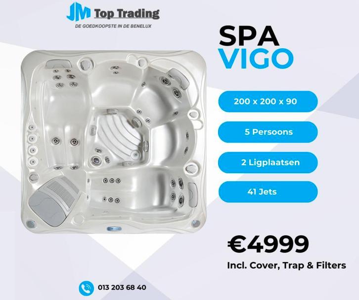 AquaLife Spa (jacuzzi) – Vigo 200x200cm 5 pers. (Balboa), Jardin & Terrasse, Accessoires de piscine, Neuf, Filtre, Enlèvement ou Envoi