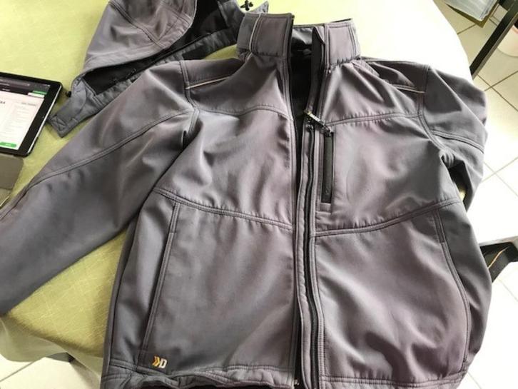 Dassy softshell jas - outdoor kledij, Vêtements | Femmes, Vestes | Hiver, Comme neuf, Taille 42/44 (L), Gris, Enlèvement