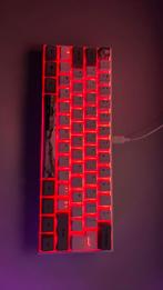 Clavier Gaming K65 RGB Mini Blanc, Informatique & Logiciels, Claviers, Clavier gamer, Azerty, Enlèvement, Utilisé