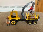 Playmobil Houttransport met kraan (complete set + doos + boe, Ophalen of Verzenden, Zo goed als nieuw, Complete set
