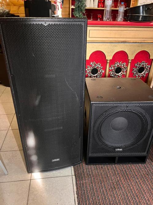 2 x Jb systems vibe 30 mk2 + 2 x sub 18, Audio, Tv en Foto, Luidsprekerboxen, Zo goed als nieuw, Subwoofer, 120 watt of meer, Overige merken
