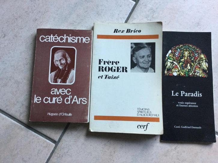 BROER ROGER, TAIZE/CURE D'ARS/PARADISE/MAN DIE GOD WERD, Antiek en Kunst, Antiek | Boeken en Manuscripten, Ophalen of Verzenden