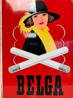 BELGA emaille reclamebord 1952, Ophalen of Verzenden
