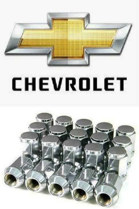 Set wielmoeren moeren Chevy Impala SS Monte Carlo Malibu S10, Auto diversen, Wieldoppen, Nieuw, Ophalen