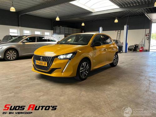 Peugeot 208 1.2 PureTech Allure 18.000 NAP! (bj 2022), Auto diversen, Ongevalwagen, Handgeschakeld, Benzine, Stadsauto, Overige kleuren