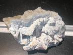 1226 grammes de fluorite lourde sur fluorite avec mimétite j, Collections, Minéraux & Fossiles, Enlèvement ou Envoi