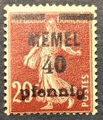 Memel type zaaister opdrukzegel 1920, Timbres & Monnaies, Timbres | Europe | Allemagne, Autres périodes, Enlèvement ou Envoi