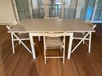 Uitschuifbare eettafel ikea, Huis en Inrichting, Ophalen, Zo goed als nieuw