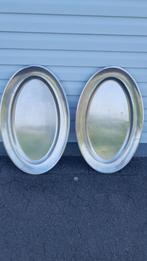 2 plats en inox 90x56 cm, Ophalen, Inox