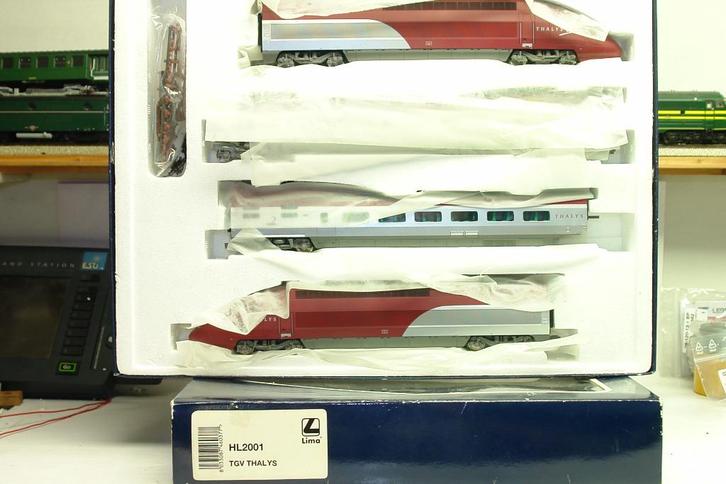 LIMA HL2001 TGV THALYS PBKA SNCB NMBS CC/DC PRE-DIGITAL, Hobby en Vrije tijd, Modeltreinen | H0, Zo goed als nieuw, Treinset, Gelijkstroom