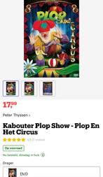 Kabouter Plop - Plop En Het Circus! DVD/Film Van De Show!, Cd's en Dvd's, Dvd's | Kinderen en Jeugd, Alle leeftijden, Ophalen of Verzenden