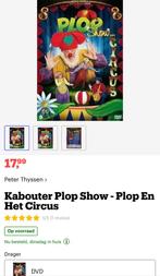 Kabouter Plop - Plop En Het Circus! DVD/Film Van De Show!, Avontuur, Alle leeftijden, Ophalen of Verzenden, Zo goed als nieuw