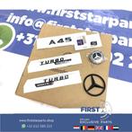 W177 A KLASSE A45S AMG COMPLETE LOGO SET ZWART motorkap zijs, Ophalen of Verzenden, Gebruikt, Mercedes-Benz