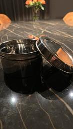 Inox potje 12 cm diameter en 7 cm hoog, Huis en Inrichting, Ophalen, Gebruikt, Pot, Bus of Blik