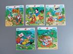5 autocollants Blanche-Neige et les 7 nains Sabena 1992, Verzamelen, Disney, Ophalen of Verzenden, Sneeuwwitje of Doornroosje