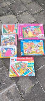 Lot de puzzles Disney et jeu à donner, Enlèvement ou Envoi, Plus de 50 pièces, Utilisé, 6 mois à 2 ans