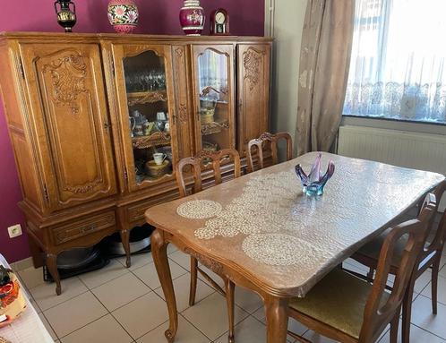 Eetkamer - groot buffet - kledingkast - tafel - stoelen), Huis en Inrichting, Kasten | Buffetkasten, Gebruikt, 150 tot 200 cm
