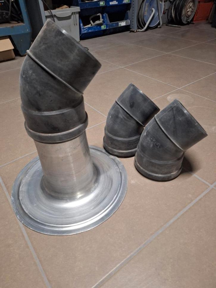 Entrée de câble Type 125 - avec coude en PP Nouveau, Bricolage & Construction, Ventilation & Extraction, Neuf, Enlèvement ou Envoi