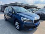 BMW 216 D GRAN TOURER 7 ZIT NAVI ZWART LEDER OPENDAK XENON, Auto's, BMW, Monovolume, Blauw, 7 zetels, 83 kW