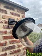 Zware Antieke smeedijzeren buitenlamp, Antiek en Kunst, Ophalen